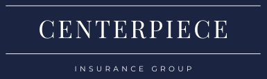 Centerpiece Insurance Group logo in white on a dark blue background
