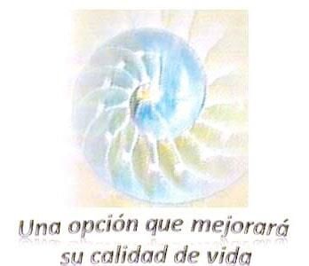 A picture of a spiral with the words una opción que mejorara su calidad de vida