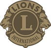 Lions Clubs International logo with a large 