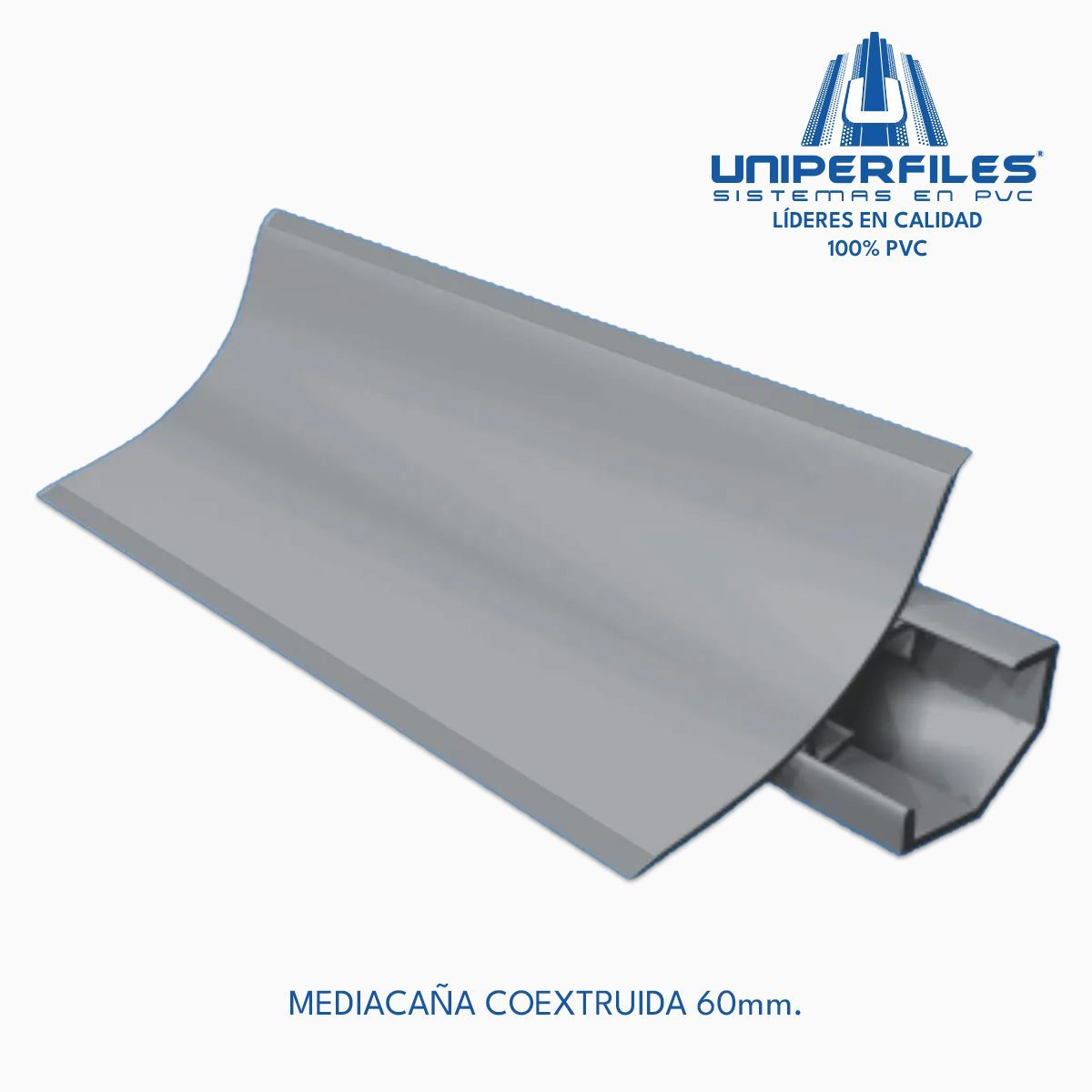 MEDIACAÑA COEXTRUIDA 60mm.