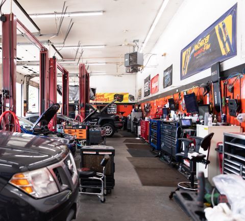 Vehicles Inside of CarDoc Automotive - College Station Auto Repair