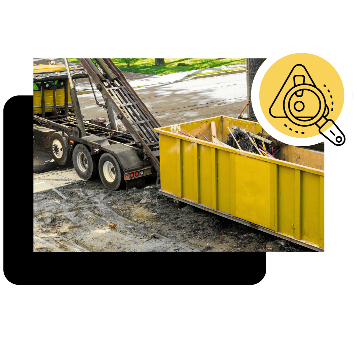 Dumpster rental ready for debris removal in Summerville, SC