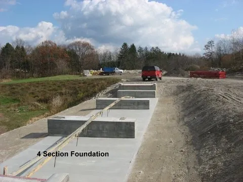4 Section Foundation — Uniontown, PA — Budd's Scale Service & Sales Inc