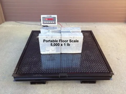 Portable Floor Scale — Uniontown, PA — Budd's Scale Service & Sales Inc