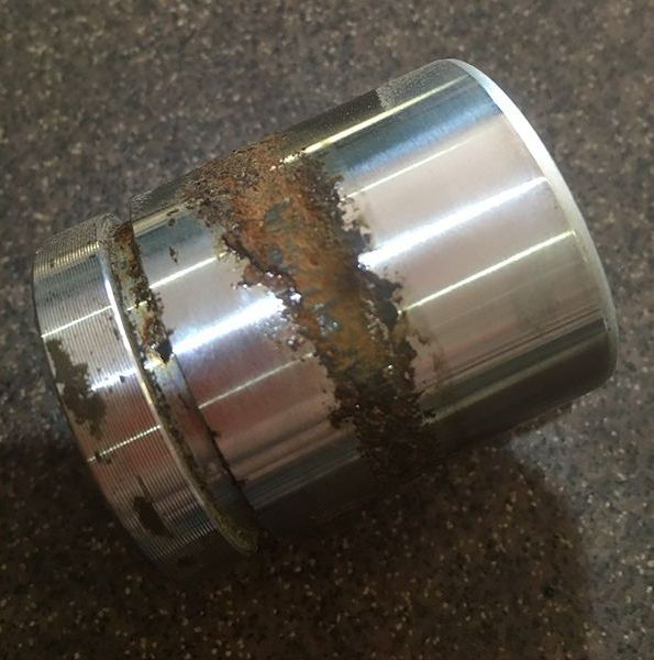 A Close Up of a Metal Object With Rust on It — Hastings River Brake & Exhaust in Port Macquarie, NSW