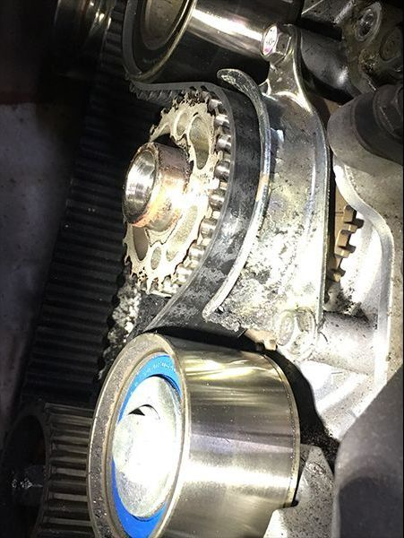 A Close Up of a Timing Belt on a Car — Hastings River Brake & Exhaust in Port Macquarie, NSW