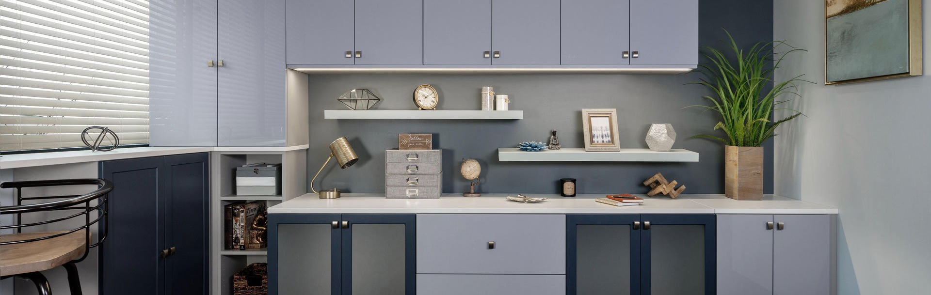 Custom Home Office Cabinet System