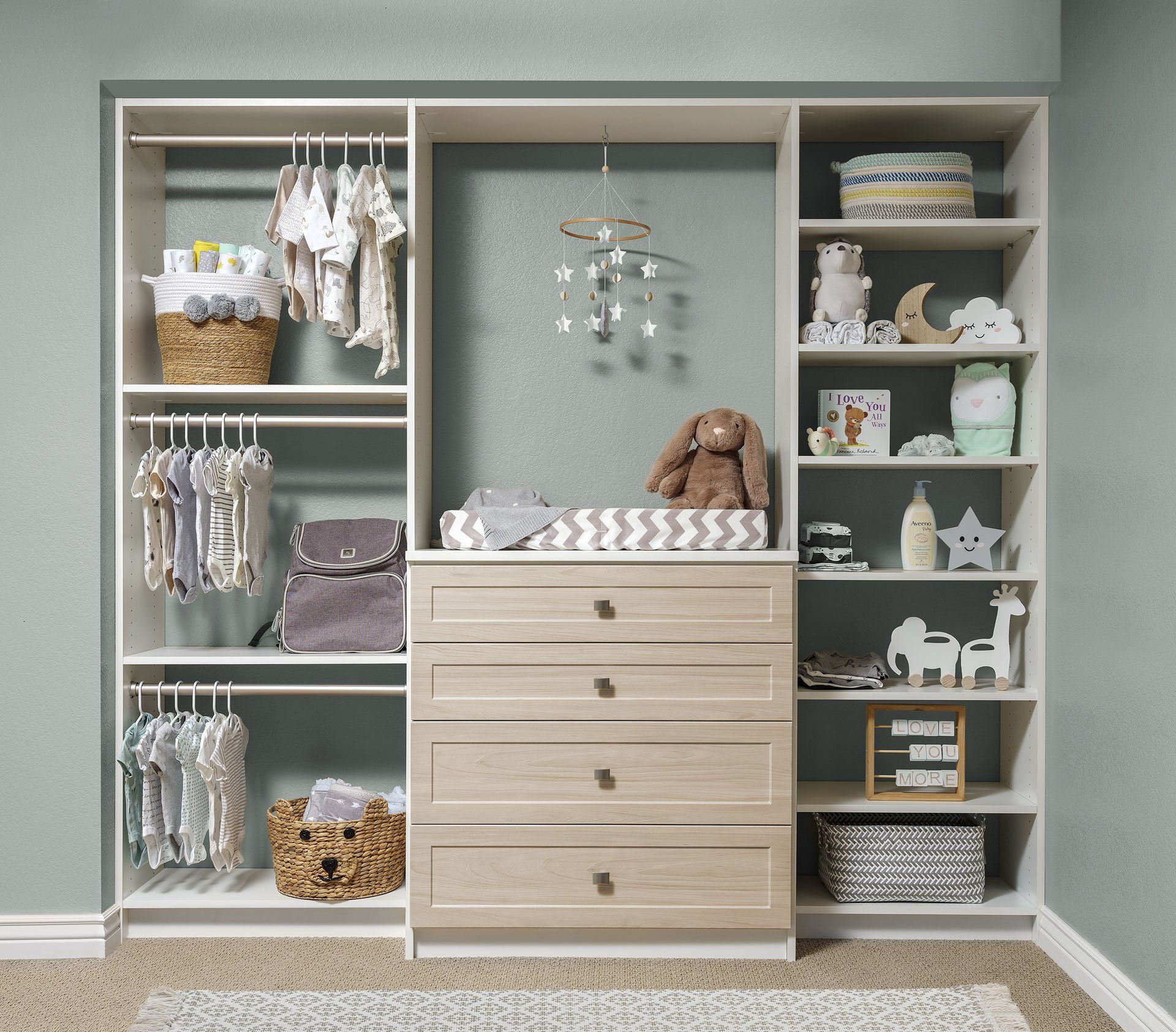 Kids Custom Closet System Installation