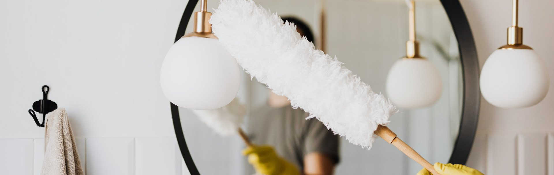Person With Feather Duster