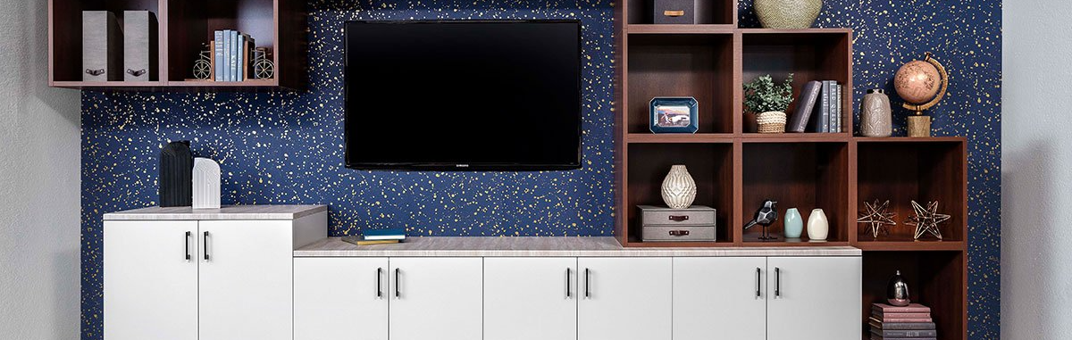 Custom Home Office Cabinet System