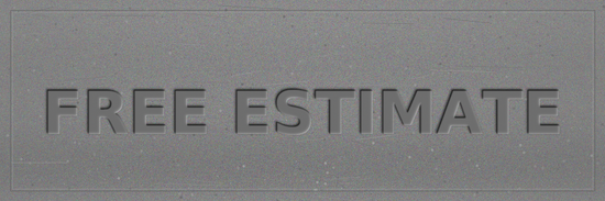 Contact banner reading “Tell Us About Your Concrete Project — free, fast local estimates.”