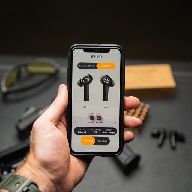 Walker's, Disrupter, Bluetooth Electronic Earplug