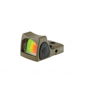 TRIJICON RMR TYPE 2 RED DOT SIGHT - BLACK or FDE CERAKOTE, 3.25 MOA RED DOT, ADJUSTABLE LED