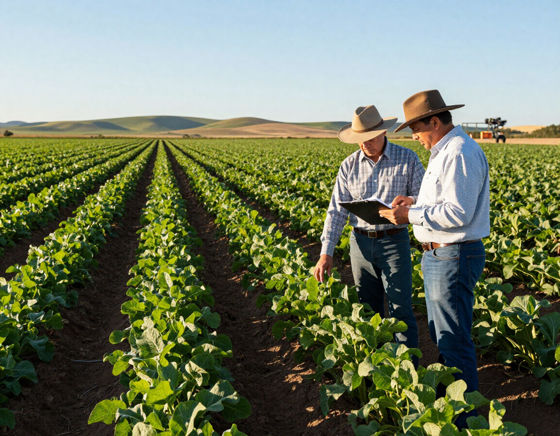 visita técnica en campo de SUNNY AGRO