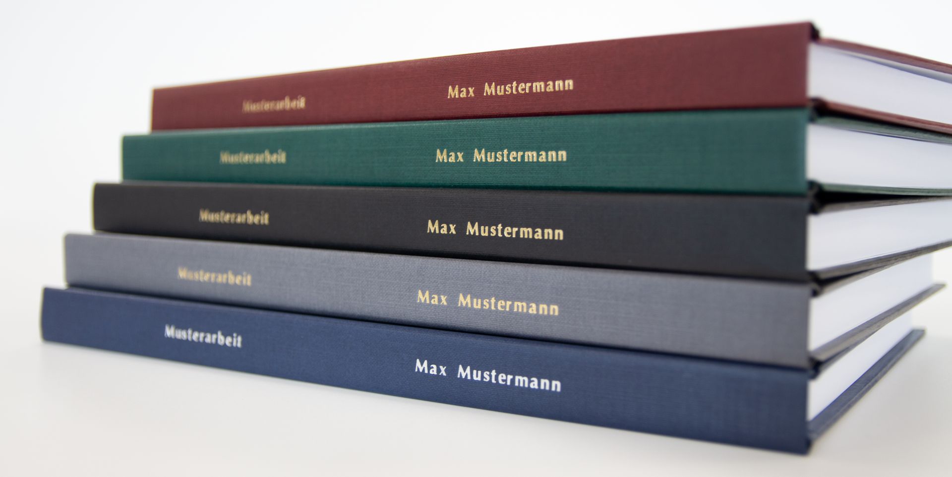 Hardcover mit Prägung