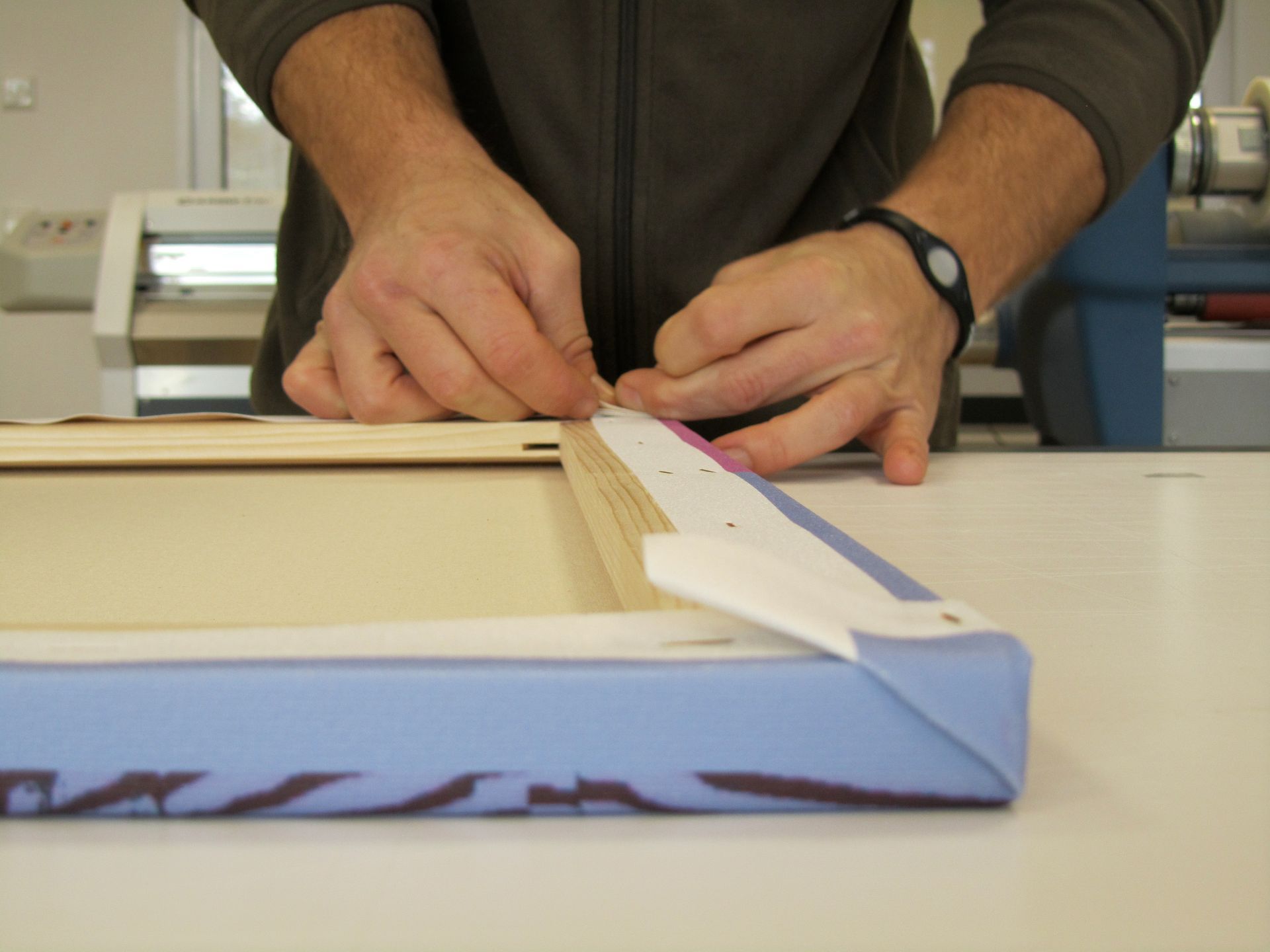 Leinwand produktion