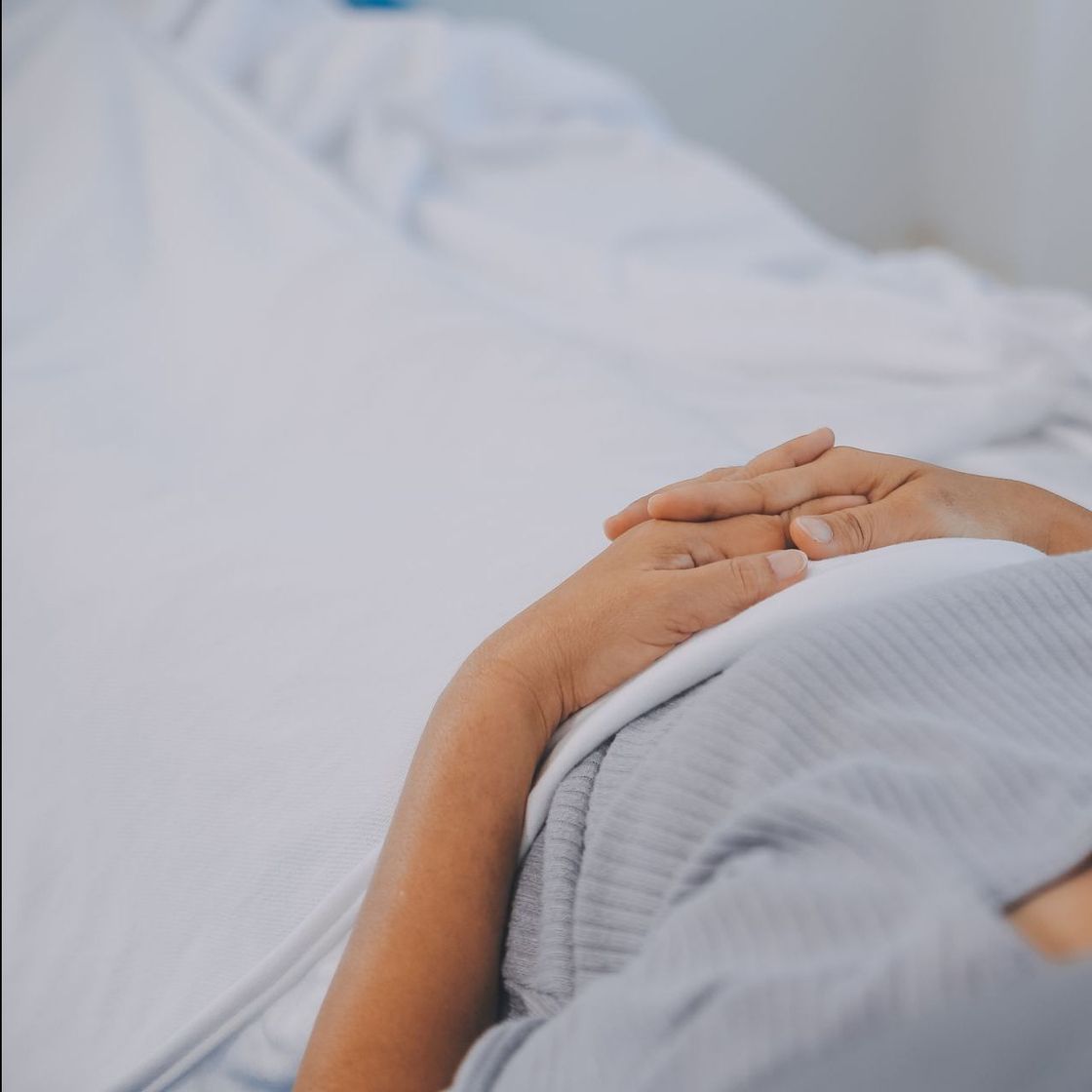 patient laying in bed at the end-of-life