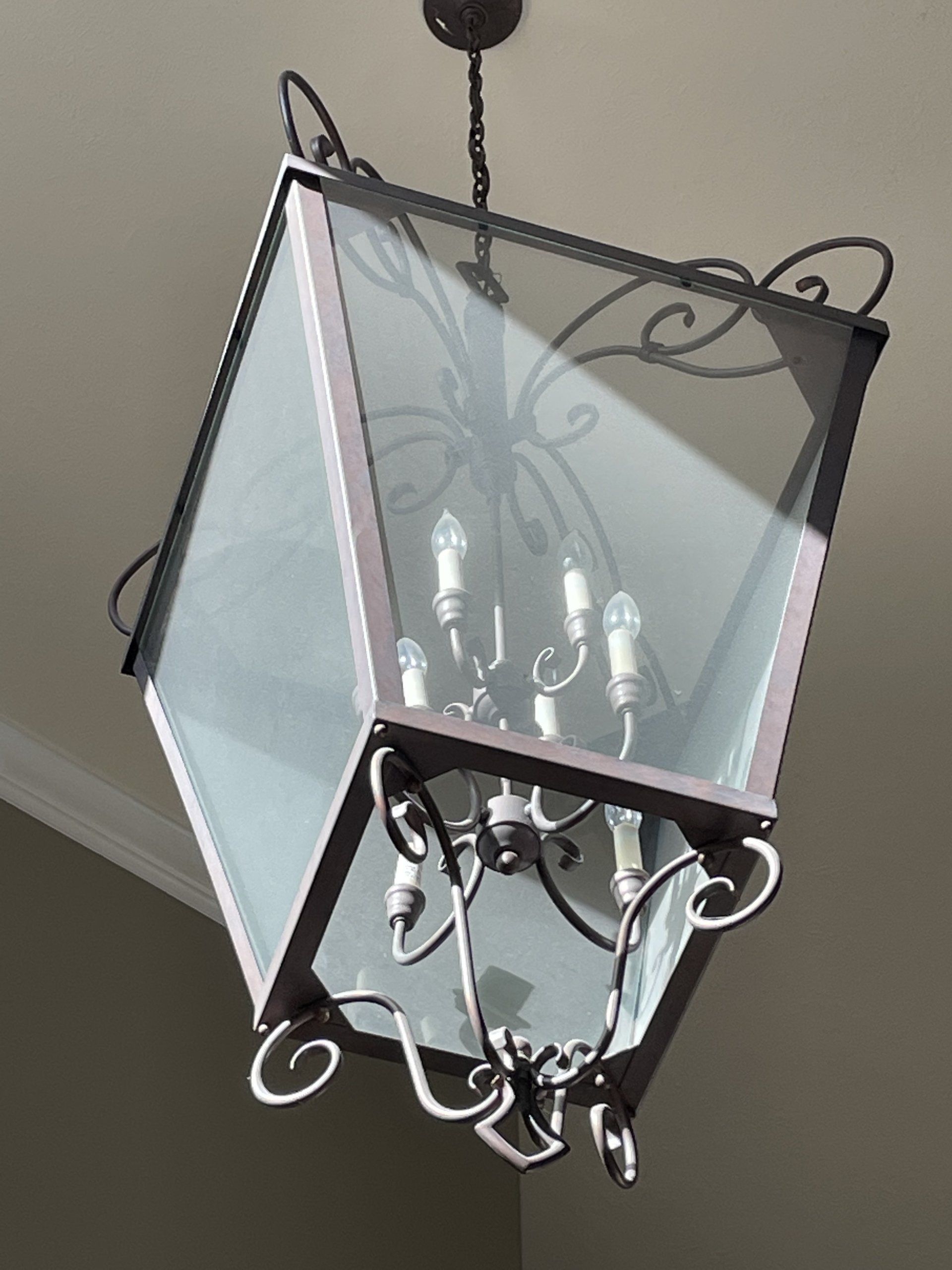 Before Chandelier Cleaning — Cottonwood Heights, UT — A. B. Richards Professionals