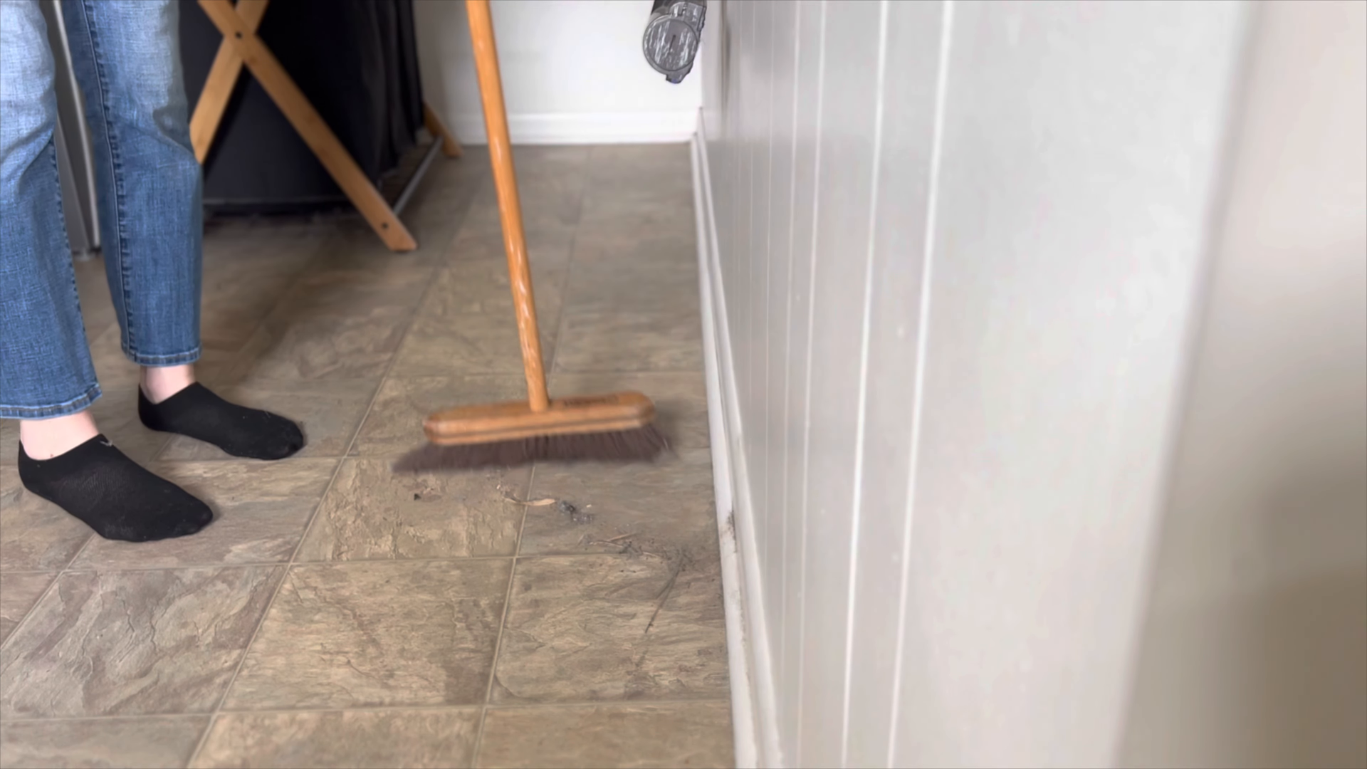 Living room cleaned in an Elmhurst apartment