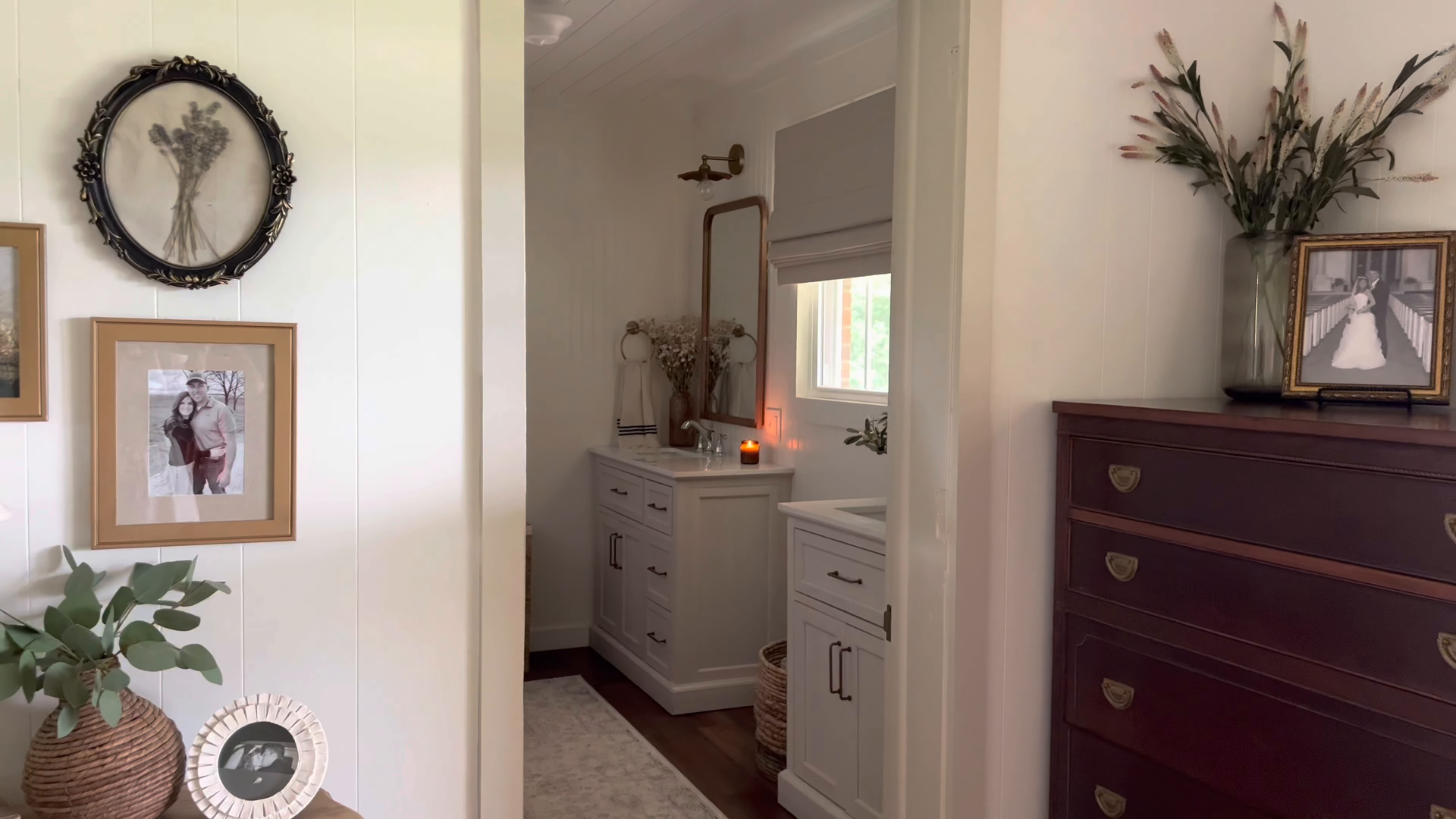 Short-term rental bedroom staged after an Airbnb turnover clean