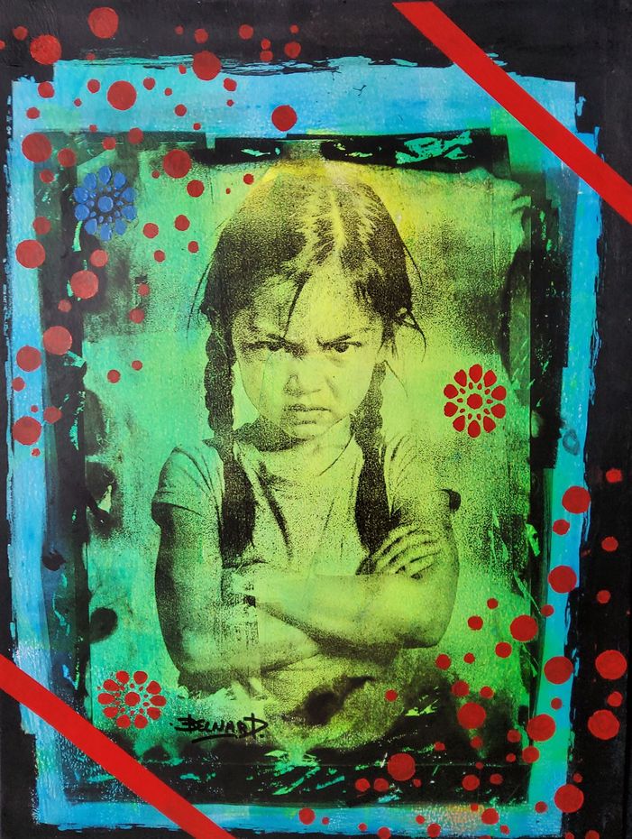 Olivier Belnard, artiste peintre,  Monotypes, acrylique, encres, huiles, aquarelle.