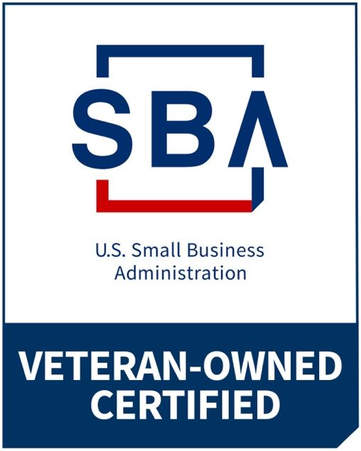 A u.s. small business administration veteran owned certified logo