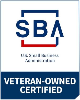 A u.s. small business administration veteran owned certified logo