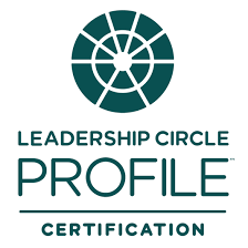 A logo for the leadership circle profile certification