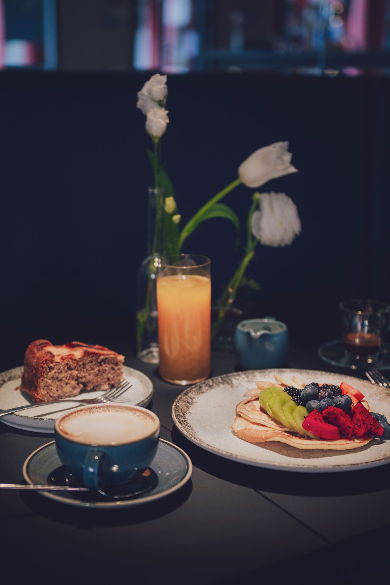 pancake con frutta