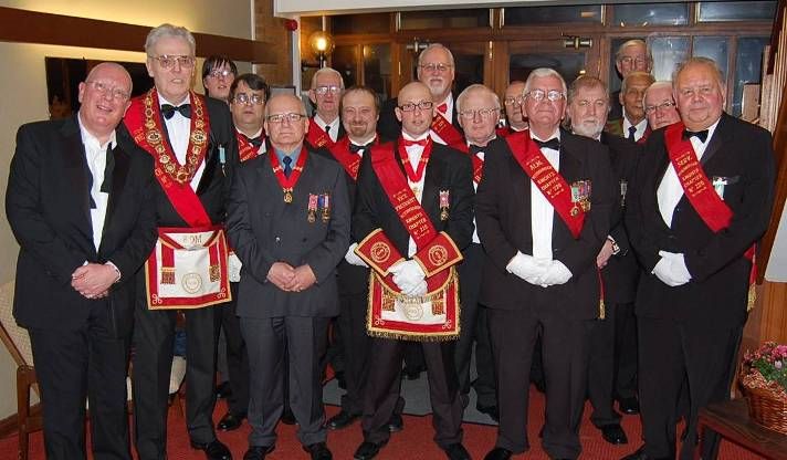 Pete with Knights Chapter