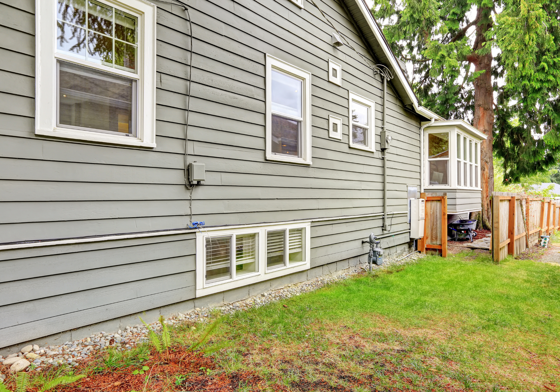 house siding cleaned