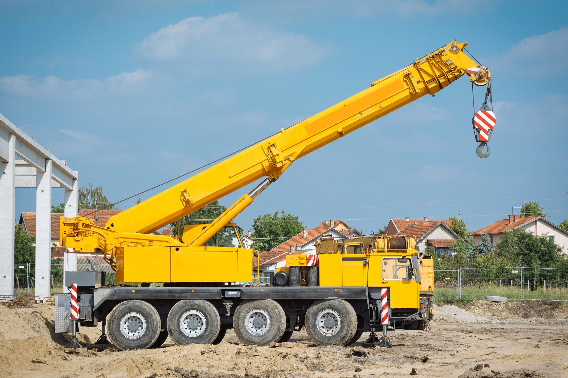 Industrial crane equipment provided by Dielco Crane Service Inc. for industrial rigging