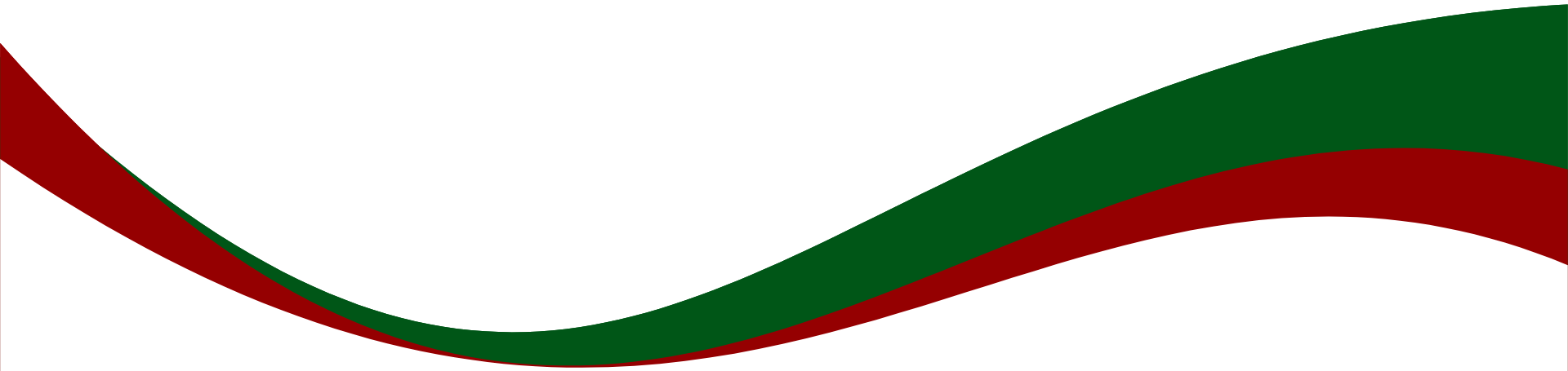 A red and green swoop for a background image on Sinclair's Tree Removal website