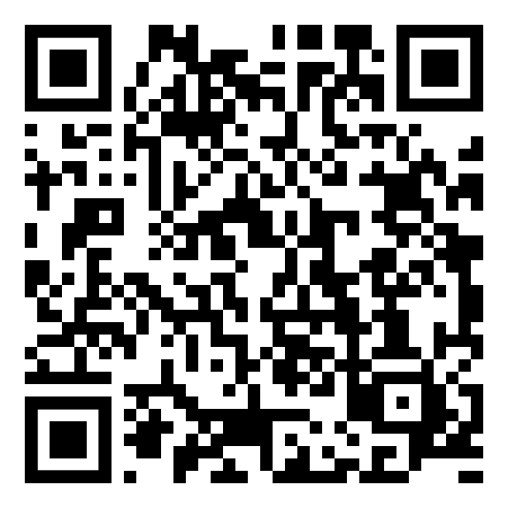 Link zum Google Store Ein schwarz-weißer QR-Code auf weißem Hintergrund.