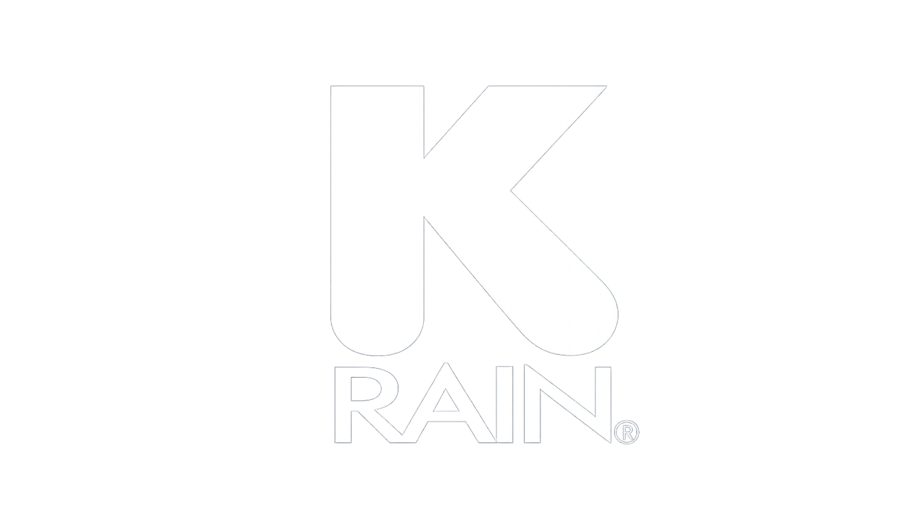 White K KRAIN logo on a plain white background
