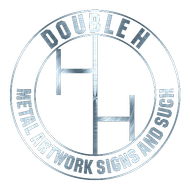 Double H Metal Artwork Signs
