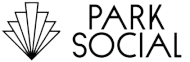Black-and-white Park Social logo with a geometric fan icon on the left