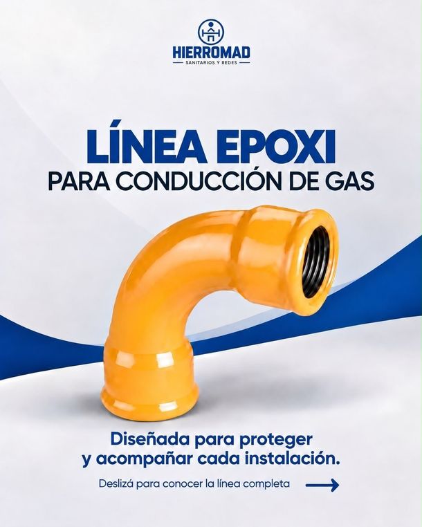 Línea epoxi para conducción de gas