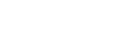 Blueprint Moving & Packing logo in blue and yellow.