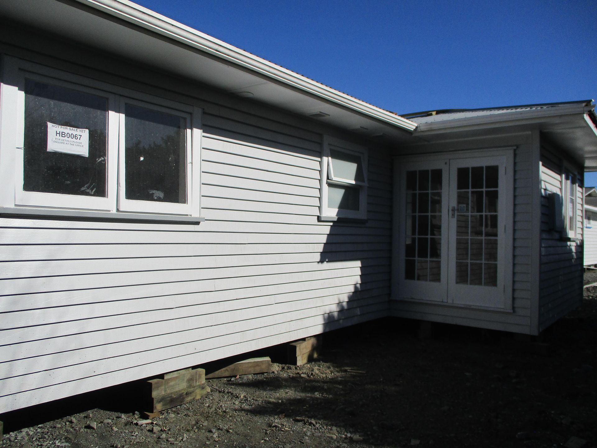HB0067 - 3 bedroom open plan shell - needs internal cladding