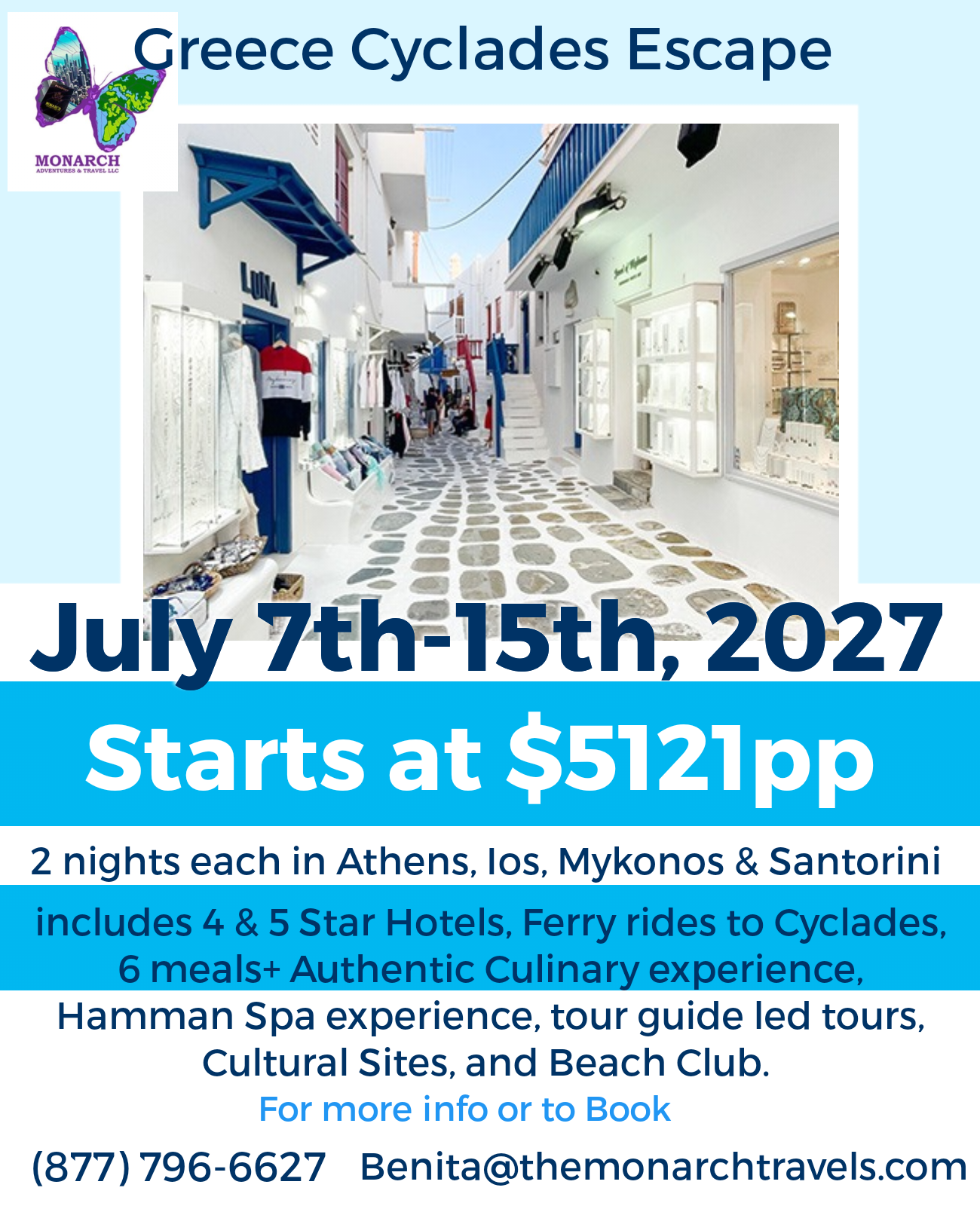 The Greece Cyclades Escape