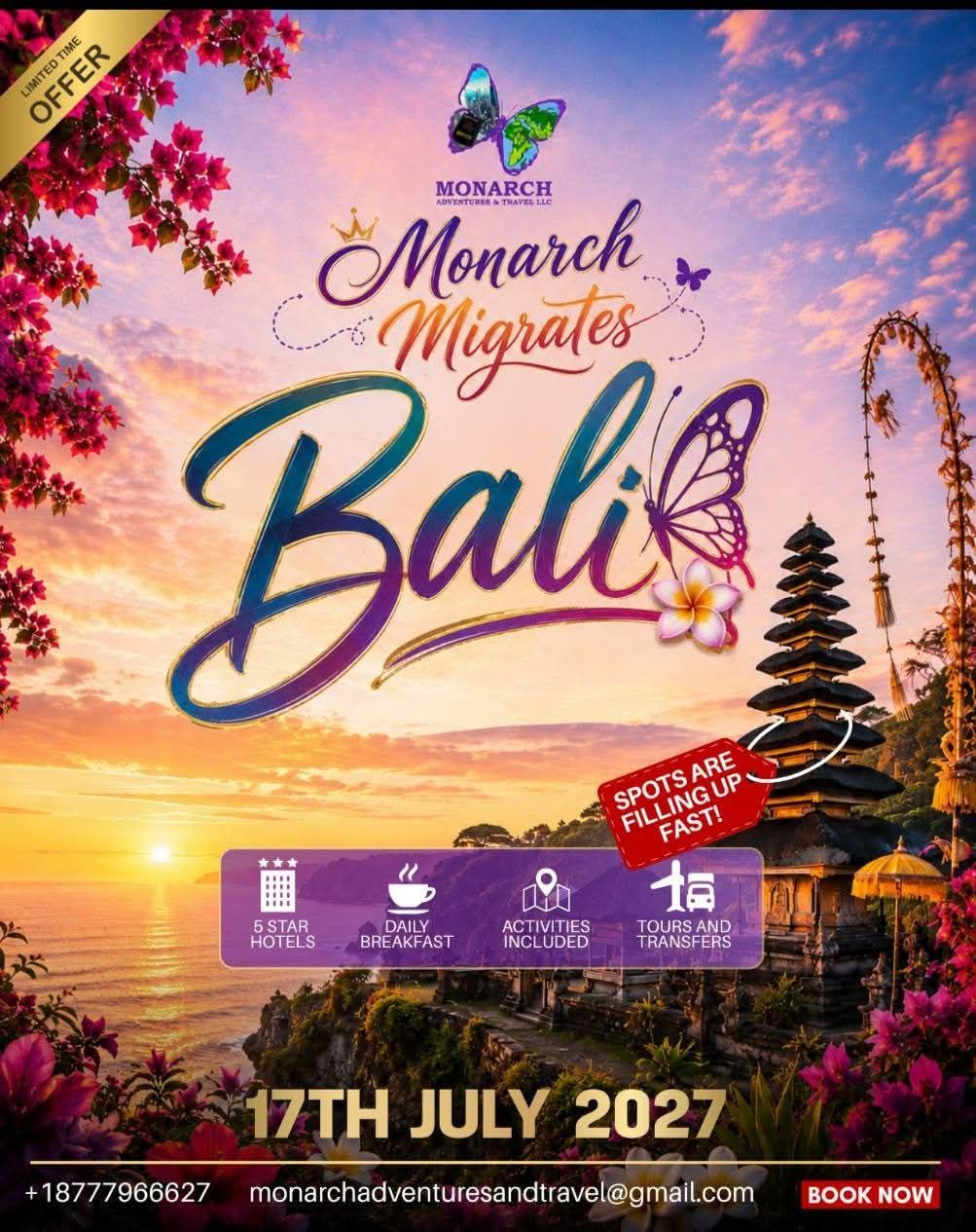 Monarch Migrates Bali