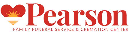 The logo for sample funeral home is shown on a white background.