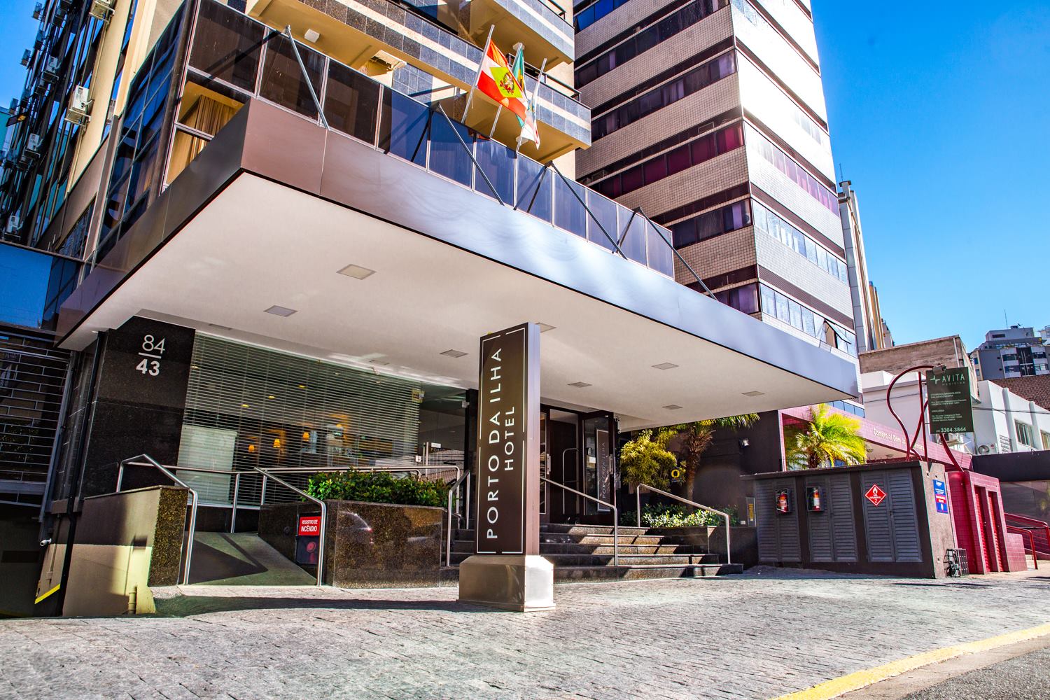 fachada do hotel