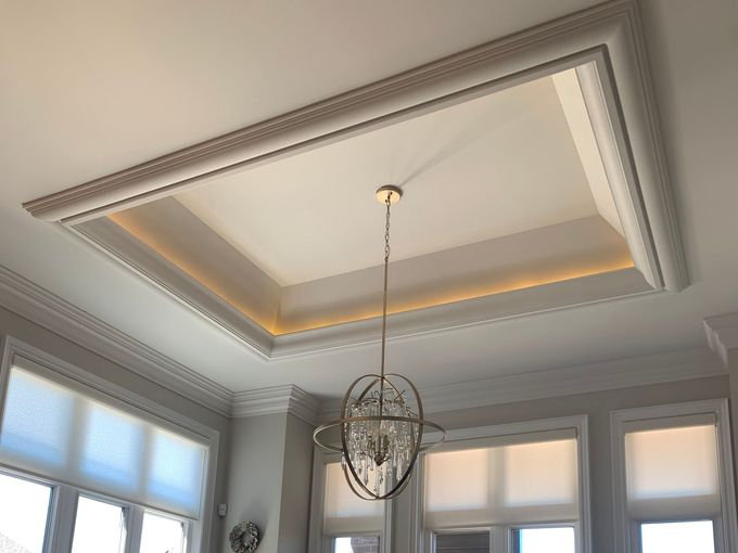 ceiling with light
