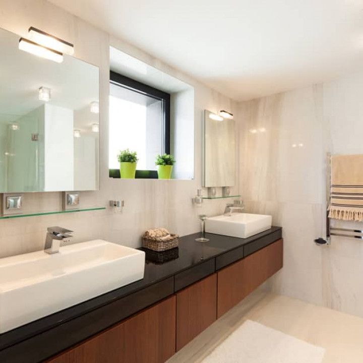 Bathroom with Two Sinks