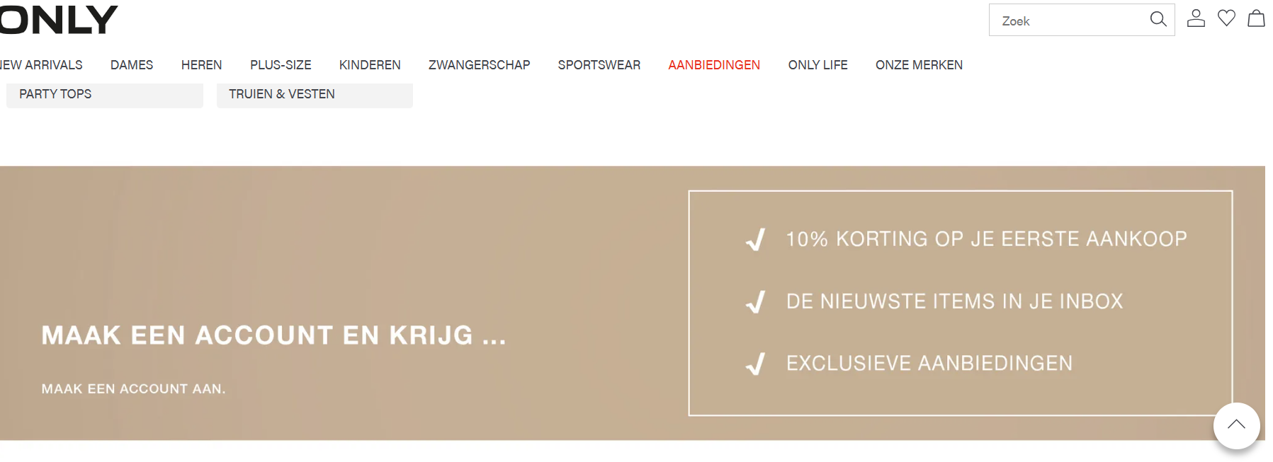 Zo schrijf je een sterkte call-to-action Only voorbeeld