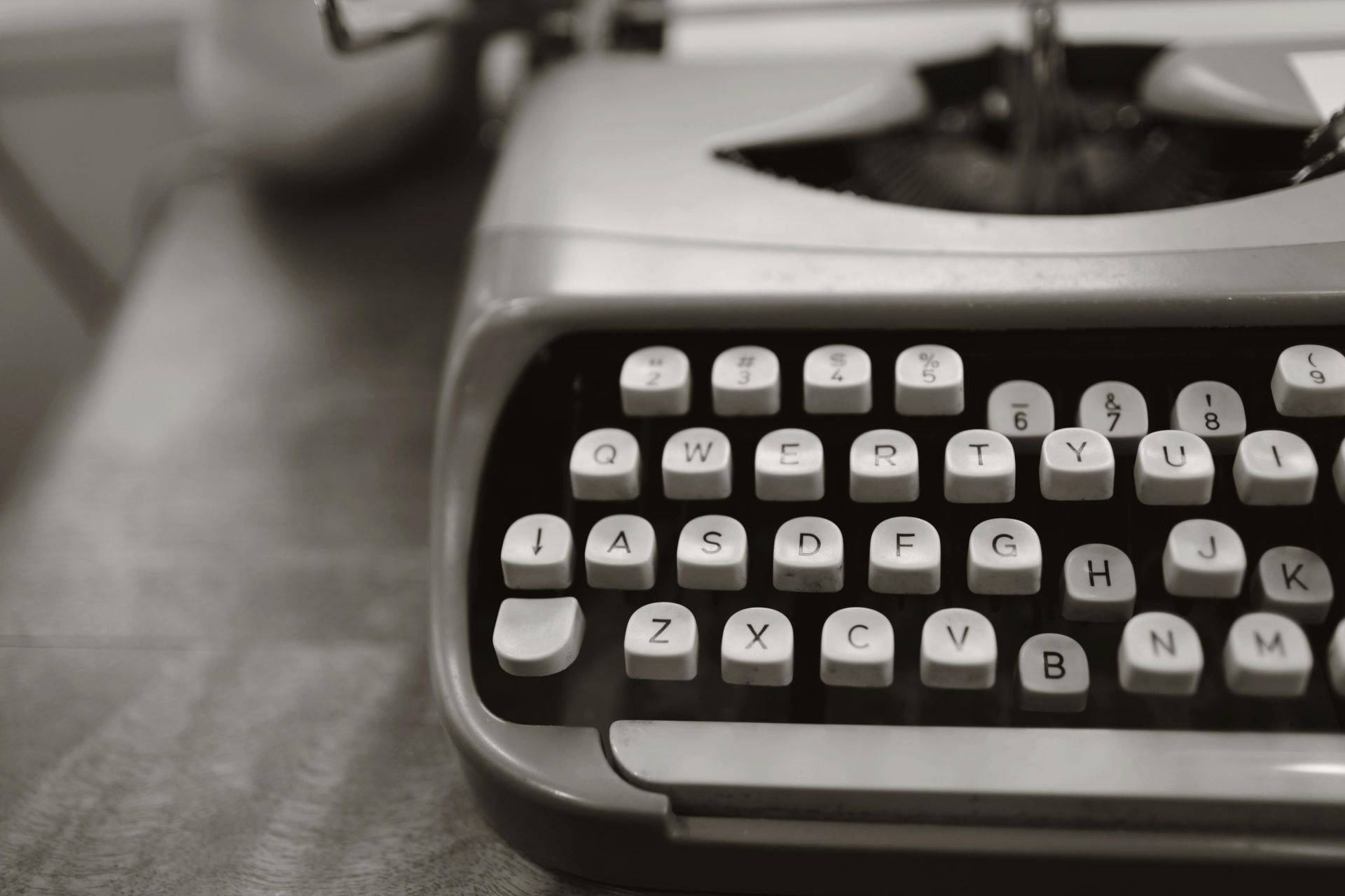 Wat is bloggen? ouderwetse typemachine