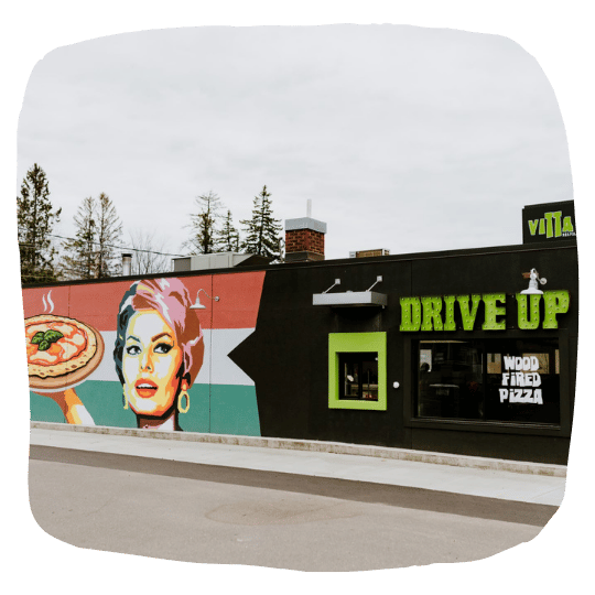 drive up window for Vitta Pizza