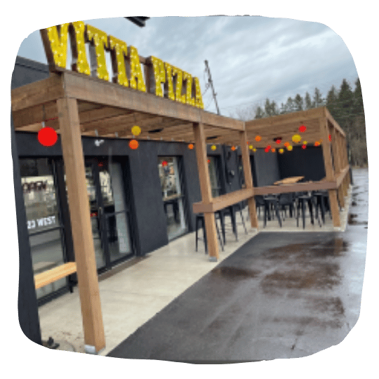 outdoor dining and dog-friendly patios